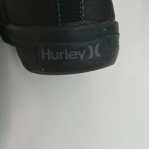 Hurley Black Puff Kayo Chukka Quilted Slip-On Shoes 7M - Picture 6 of 8